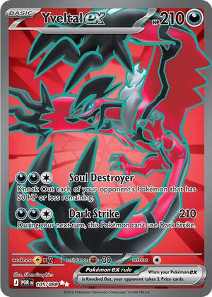 Pokemon TCG - ME03: Perfect Order - Yveltal ex - 105/088 - Holofoil