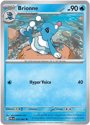Pokemon TCG - ME05: Pitch Black - Brionne - 019/084 - Reverse Holofoil