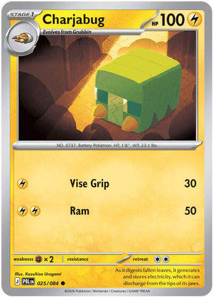 Pokemon TCG - ME05: Pitch Black - Charjabug - 025/084