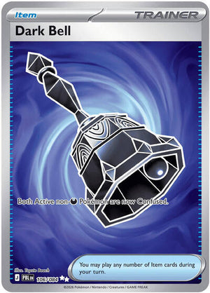 Pokemon TCG - ME05: Pitch Black - Dark Bell - 106/084 - Holofoil