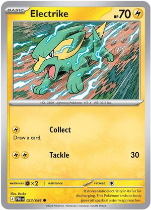Pokemon TCG - ME05: Pitch Black - Electrike - 023/084 - Reverse Holofoil