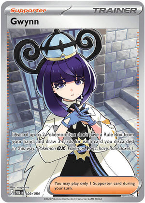 Pokemon TCG - ME05: Pitch Black - Gwynn - 109/084 - Holofoil