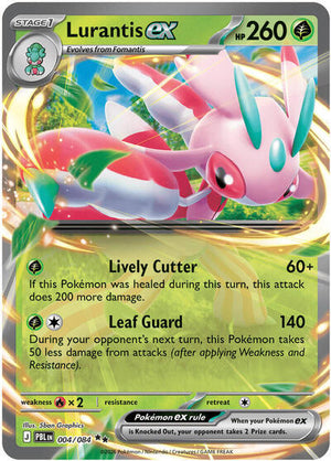 Pokemon TCG - ME05: Pitch Black - Lurantis ex - 004/084 - Holofoil