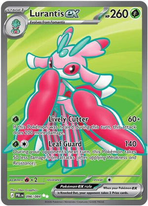 Pokemon TCG - ME05: Pitch Black - Lurantis ex - 096/084 - Holofoil