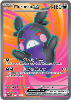 Pokemon TCG - ME05: Pitch Black - Morpeko ex - 102/084 - Holofoil