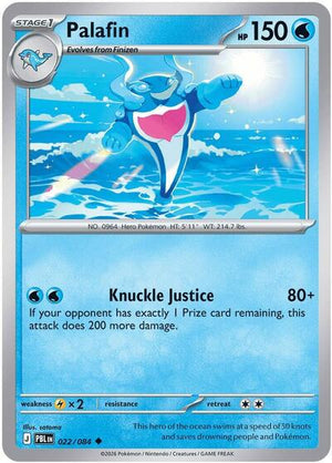 Pokemon TCG - ME05: Pitch Black - Palafin - 022/084