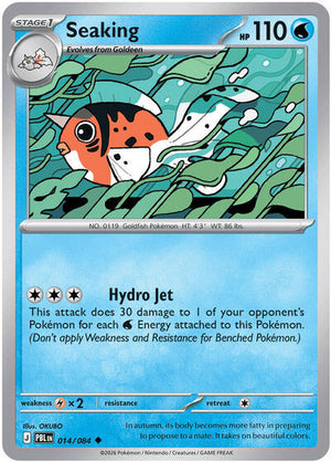 Pokemon TCG - ME05: Pitch Black - Seaking - 014/084
