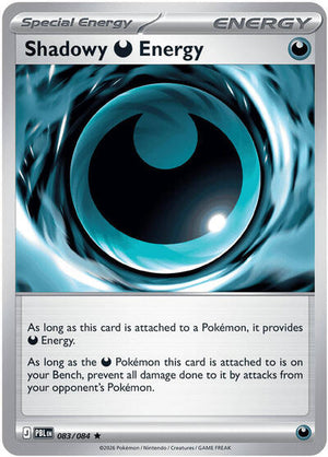 Pokemon TCG - ME05: Pitch Black - Shadowy Darkness Energy - 083/084 - Reverse Holofoil