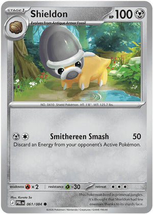 Pokemon TCG - ME05: Pitch Black - Shieldon - 061/084