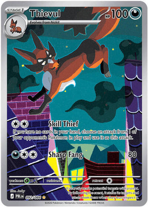 Pokemon TCG - ME05: Pitch Black - Thievul - 092/084 - Holofoil