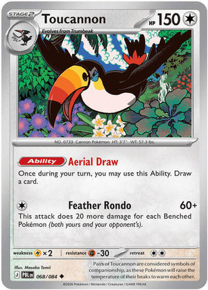 Pokemon TCG - ME05: Pitch Black - Toucannon - 068/084