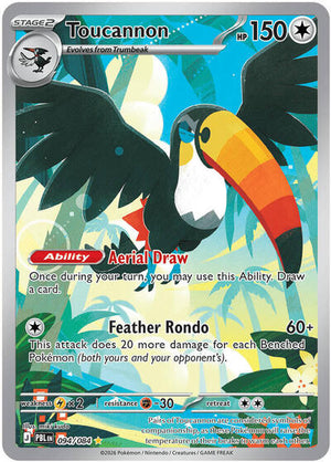 Pokemon TCG - ME05: Pitch Black - Toucannon - 094/084 - Holofoil