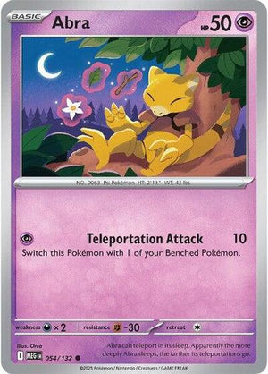 Pokemon TCG - ME01: Mega Evolution - Abra - 054/132