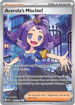 Pokemon TCG - ME01: Mega Evolution - Acerola's Mischief - 165/132 - Holofoil