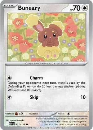 Pokemon TCG - ME01: Mega Evolution - Buneary - 107/132