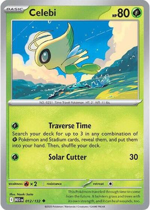 Pokemon TCG - ME01: Mega Evolution - Celebi - 012/132