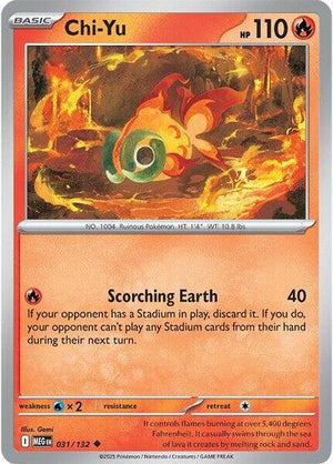 Pokemon TCG - ME01: Mega Evolution - Chi-Yu - 031/132