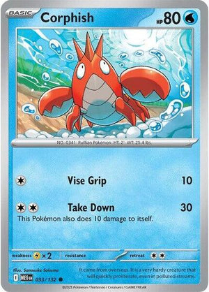 Pokemon TCG - ME01: Mega Evolution - Corphish - 033/132