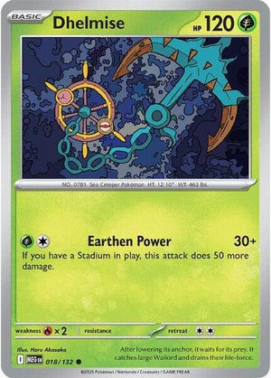 Pokemon TCG - ME01: Mega Evolution - Dhelmise - 018/132