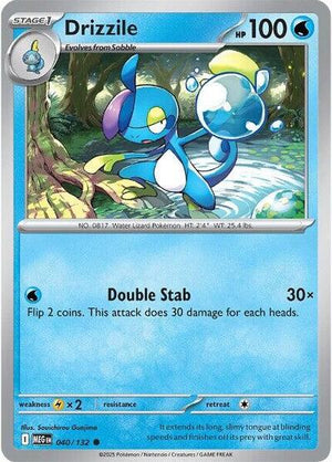 Pokemon TCG - ME01: Mega Evolution - Drizzile - 040/132 - Reverse Holofoil