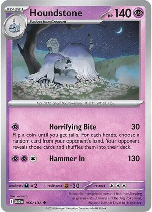 Pokemon TCG - ME01: Mega Evolution - Houndstone - 066/132