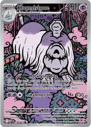 Pokemon TCG - ME01: Mega Evolution - Houndstone - 145/132 - Holofoil