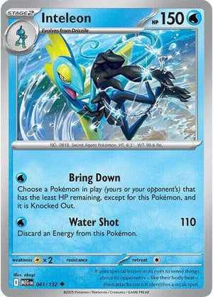 Pokemon TCG - ME01: Mega Evolution - Inteleon - 041/132