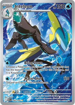 Pokemon TCG - ME01: Mega Evolution - Inteleon - 142/132 - Holofoil
