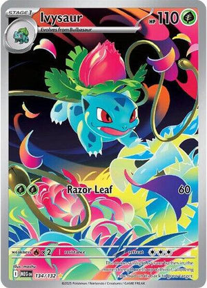 Pokemon TCG - ME01: Mega Evolution - Ivysaur - 134/132 - Holofoil