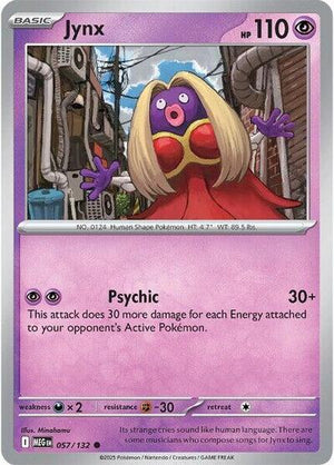 Pokemon TCG - ME01: Mega Evolution - Jynx - 057/132