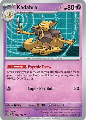 Pokemon TCG - ME01: Mega Evolution - Kadabra - 055/132