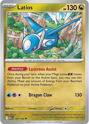 Pokemon TCG - ME01: Mega Evolution - Latios - 101/132