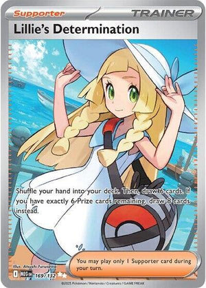 Pokemon TCG - ME01: Mega Evolution - Lillie's Determination - 169/132 - Holofoil