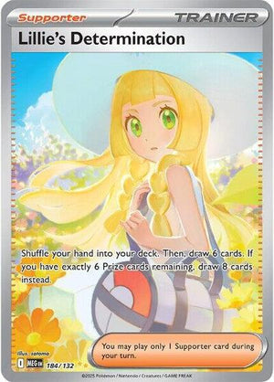 Pokemon TCG - ME01: Mega Evolution - Lillie's Determination - 184/132 - Holofoil