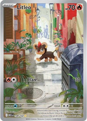 Pokemon TCG - ME01: Mega Evolution - Litleo - 139/132 - Holofoil
