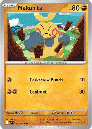 Pokemon TCG - ME01: Mega Evolution - Makuhita - 072/132