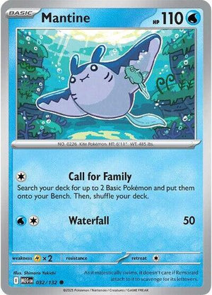 Pokemon TCG - ME01: Mega Evolution - Mantine - 032/132