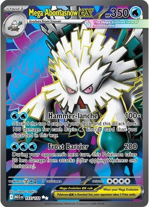 Pokemon TCG - ME01: Mega Evolution - Mega Abomasnow ex - 157/132 - Holofoil