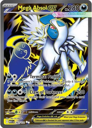 Pokemon TCG - ME01: Mega Evolution - Mega Absol ex - 161/132 - Holofoil