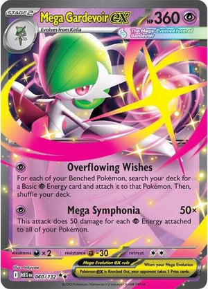 Pokemon TCG - ME01: Mega Evolution - Mega Gardevoir ex - 060/132 - Holofoil