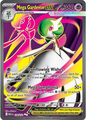 Pokemon TCG - ME01: Mega Evolution - Mega Gardevoir ex - 159/132 - Holofoil