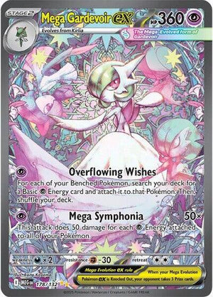 Pokemon TCG - ME01: Mega Evolution - Mega Gardevoir ex - 178/132 - Holofoil