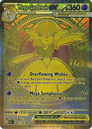 Pokemon TCG - ME01: Mega Evolution - Mega Gardevoir ex - 187/132 - Holofoil