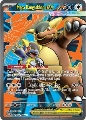 Pokemon TCG - ME01: Mega Evolution - Mega Kangaskhan ex - 164/132 - Holofoil