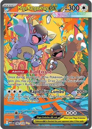 Pokemon TCG - ME01: Mega Evolution - Mega Kangaskhan ex - 182/132 - Holofoil