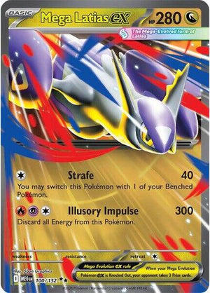 Pokemon TCG - ME01: Mega Evolution - Mega Latias ex - 100/132 - Holofoil