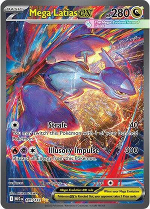 Pokemon TCG - ME01: Mega Evolution - Mega Latias ex - 181/132 - Holofoil