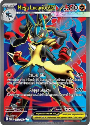 Pokemon TCG - ME01: Mega Evolution - Mega Lucario ex - 160/132 - Holofoil