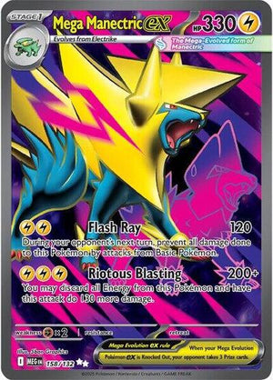 Pokemon TCG - ME01: Mega Evolution - Mega Manectric ex - 158/132 - Holofoil