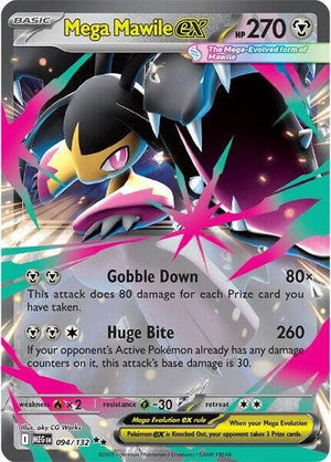 Pokemon TCG - ME01: Mega Evolution - Mega Mawile ex - 094/132 - Holofoil
